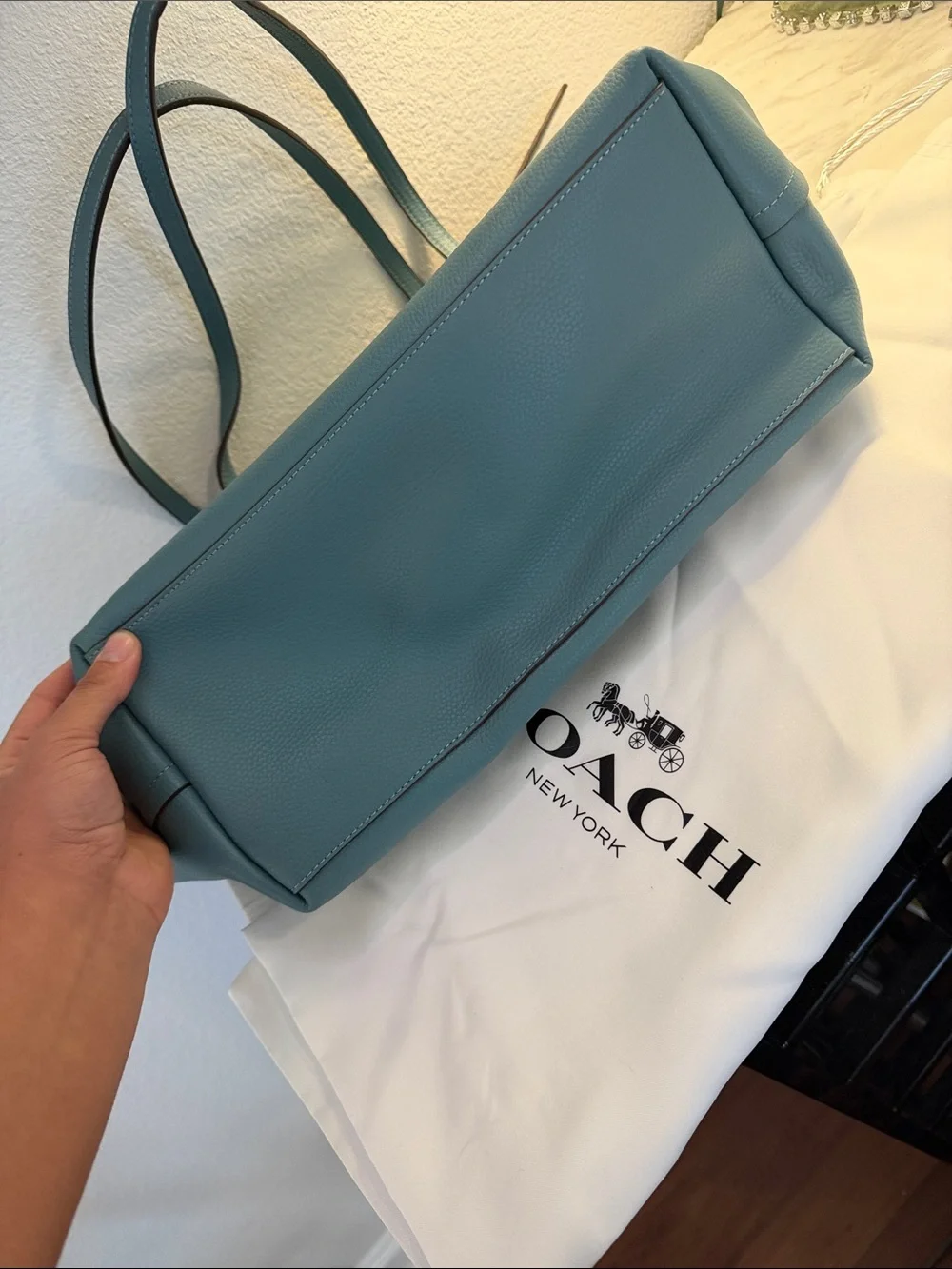 Coach Tote with Double Shoulder Straps